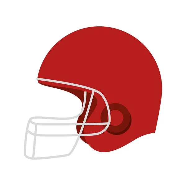 Casco americano icono de fútbol vector — Vector de stock