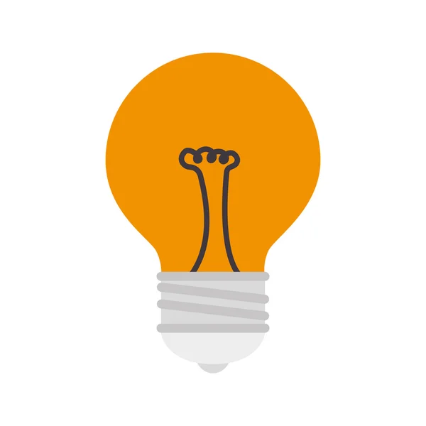 Lampa ljus idé ikonen — Stock vektor