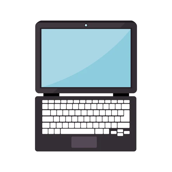 Laptopa ekran komputer przenośny technologia elektronicznego — Wektor stockowy