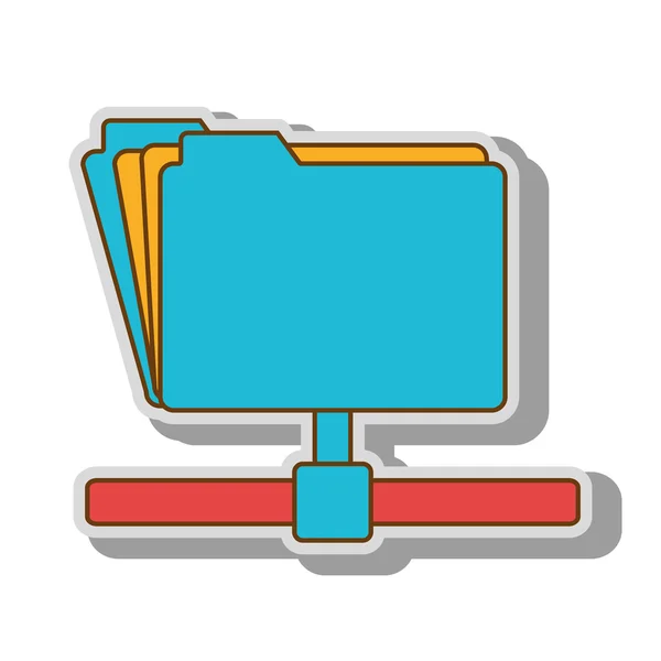 File host archive ftp — Stock Vector