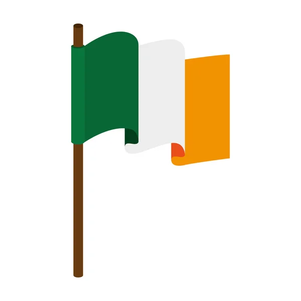 Flagge Irland — Stockvektor