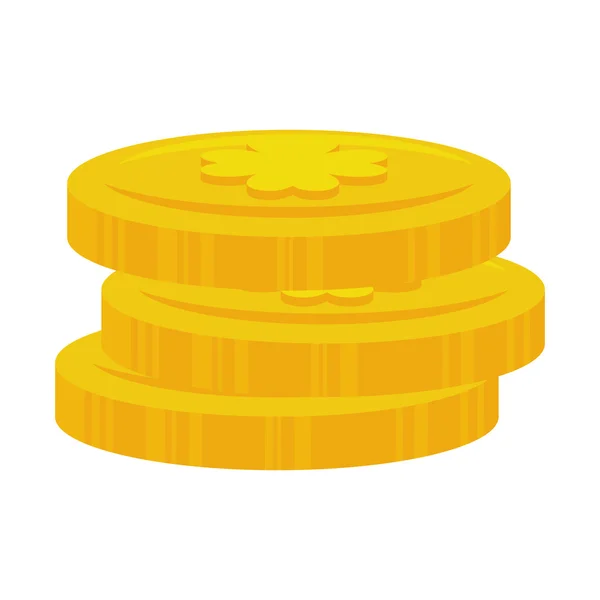 Mince Čtyřlístek irský zásobníku — Stockový vektor