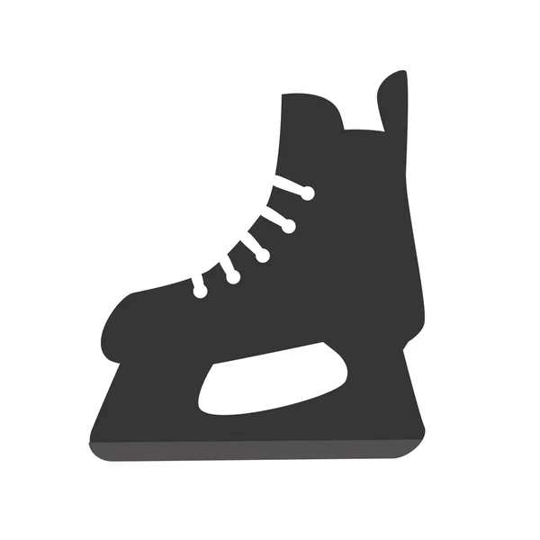 Patinaje patín hielo deporte — Archivo Imágenes Vectoriales