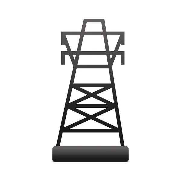 Estrutura da torre de energia — Vetor de Stock