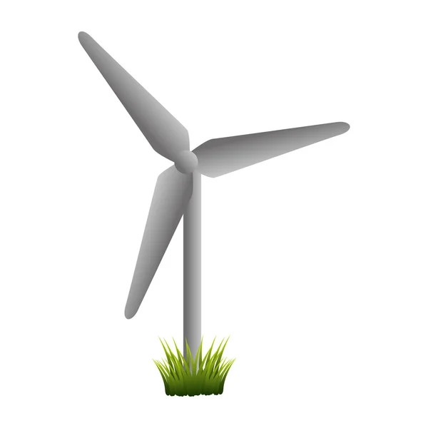 Eco fan wind Eolische — Stockvector