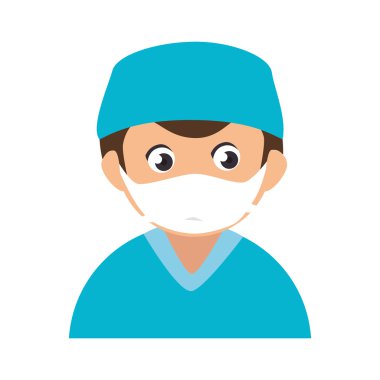 Doktor tıbbi kreş adam cerrah