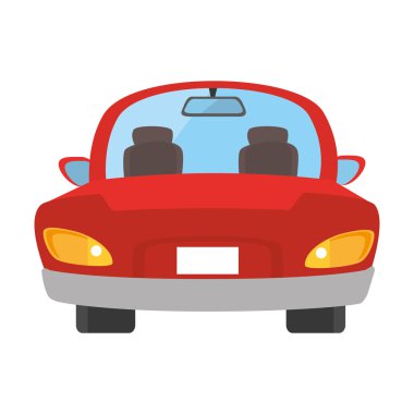 Araba otomatik açık simge vektör