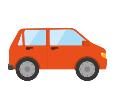 Araba otomatik açık simge vektör