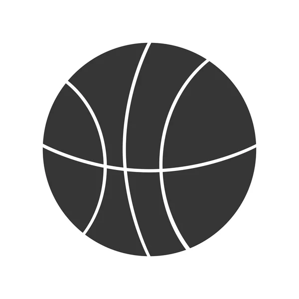 Baloncesto pelota deporte — Vector de stock