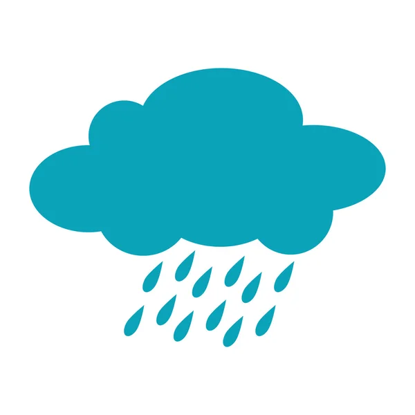 Moln regn molnigt — Stock vektor