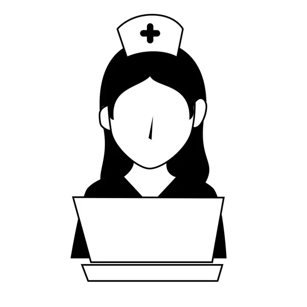 Krankenschwester Krankenhaus Medizin Frauen — Stockvektor