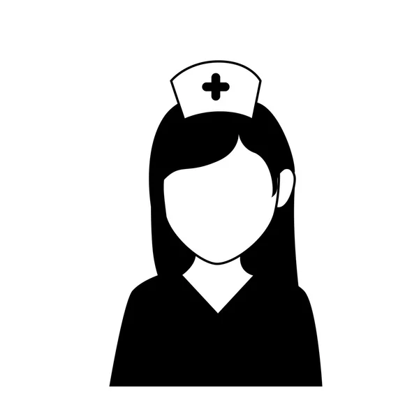 พยาบาล โรงพยาบาล ผู้หญิง — ภาพเวกเตอร์สต็อก