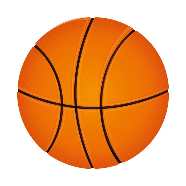 Баскетбольний м'яч спорт — стоковий вектор