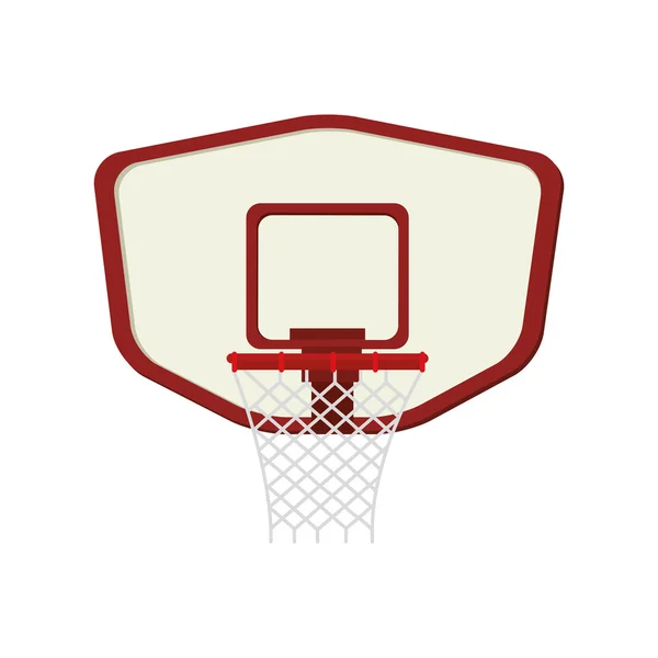 Aro neto de baloncesto — Archivo Imágenes Vectoriales