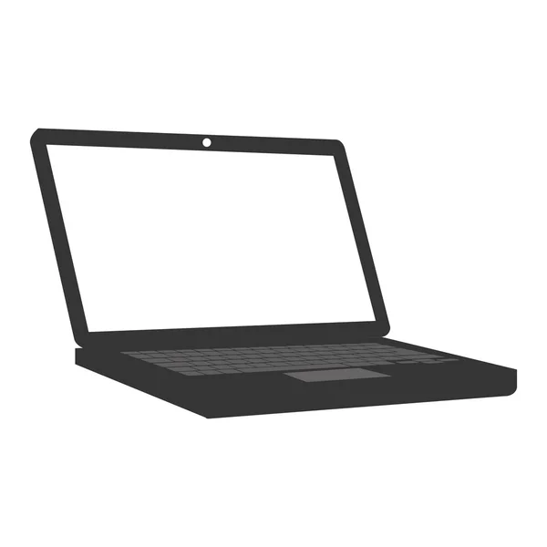 Laptop οθόνη υπολογιστή φορητή τεχνολογία ηλεκτρονικών — Διανυσματικό Αρχείο