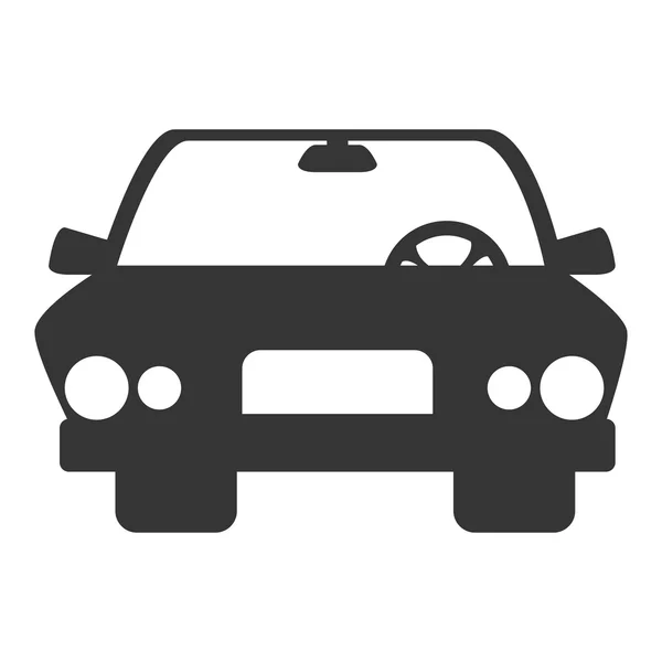 Coche auto icono frontal vector — Archivo Imágenes Vectoriales