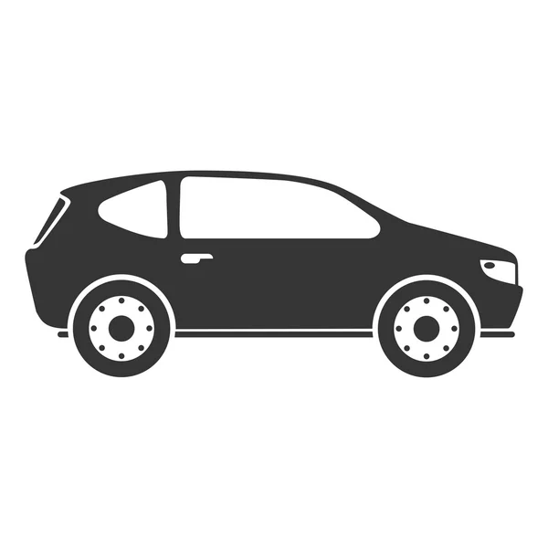 Lado del vehículo del coche — Vector de stock