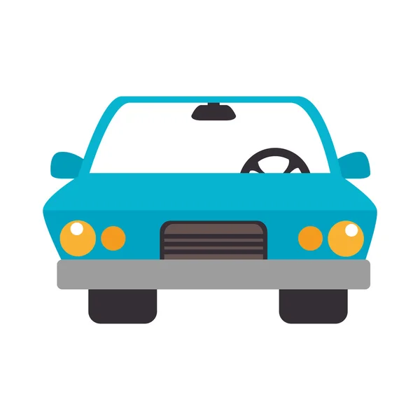 Auto auto voorkant pictogram vector — Stockvector