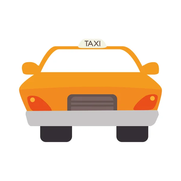 Taxi taxi autó jármű — Stock Vector
