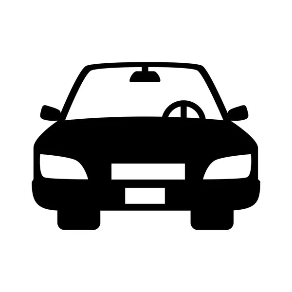 Coche auto icono frontal vector — Vector de stock