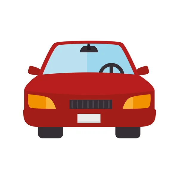 Auto auto voorkant pictogram vector — Stockvector