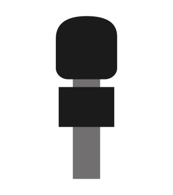 mikrofon haber izole simgesi