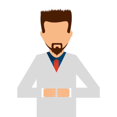 Doktor bilim izole simgesi