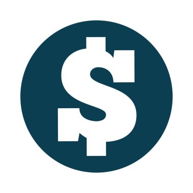 para sembol izole simgesini