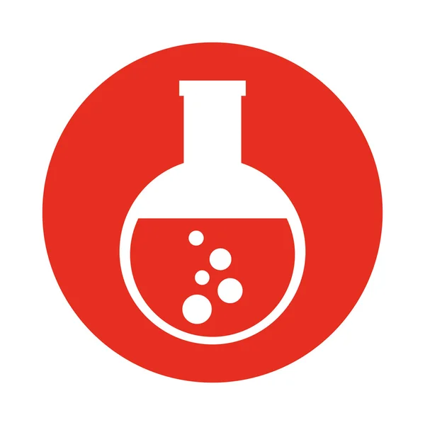 Buis test glas icoon — Stockvector