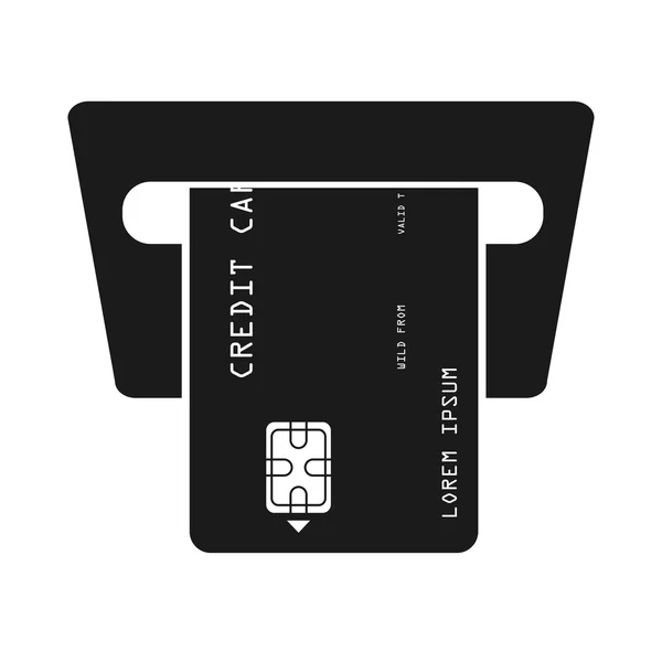 Ícone do banco de cartão de crédito —  Vetores de Stock