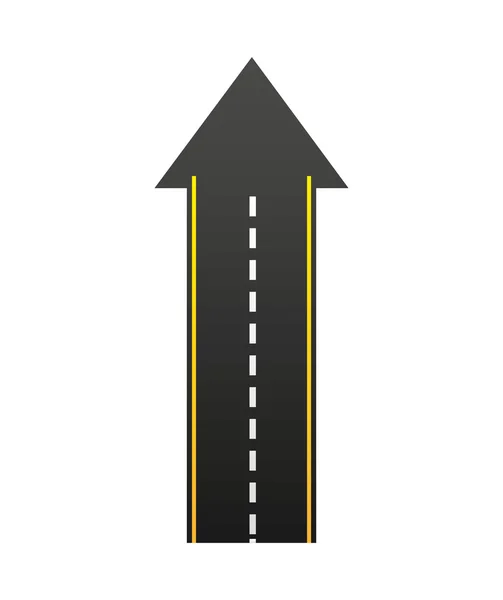 Straßenlandschaft isoliert Symbol — Stockvektor