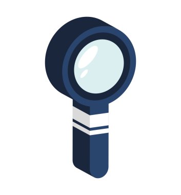 büyüteç izole edilmiş simge ara