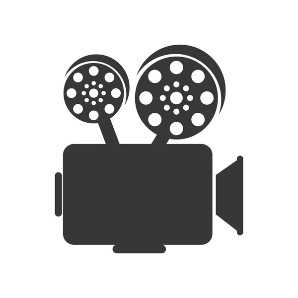 Cinema broadcast retro — Vettoriale Stock