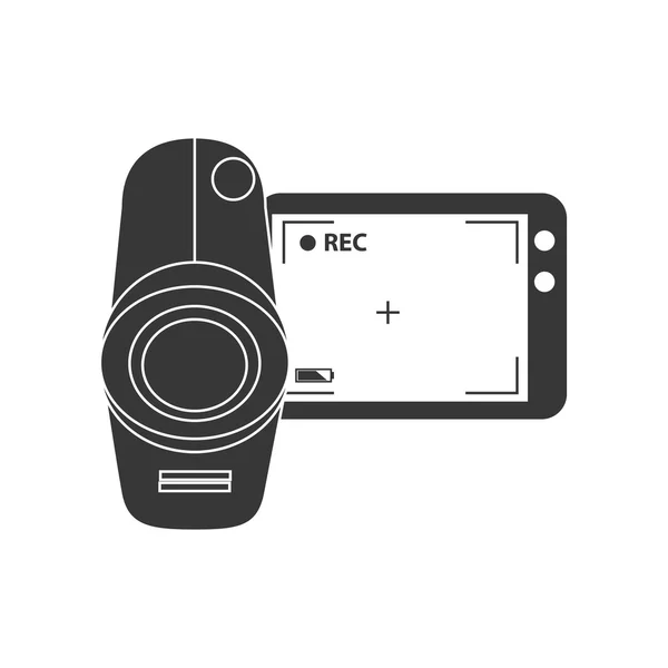 Video camera cinema modern — Stock Vector