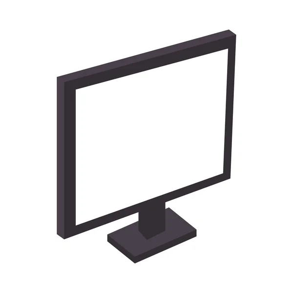 Monitor pc dator enhet — Stock vektor