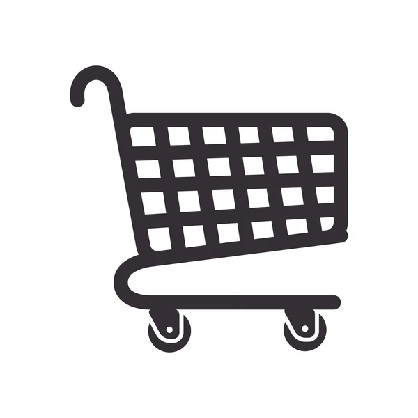 Carrello supermercato shopping — Vettoriale Stock