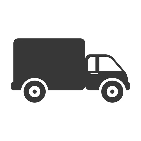 Παράδοση του φορτίου φορτηγού — Διανυσματικό Αρχείο
