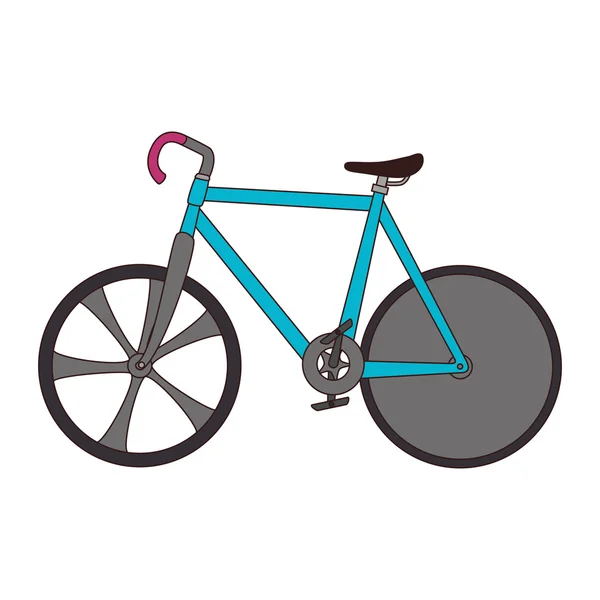 Bicicleta bicicleta vehículo deporte — Vector de stock