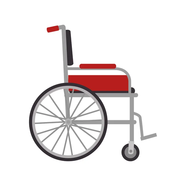 Équipement médical pour fauteuil roulant — Image vectorielle