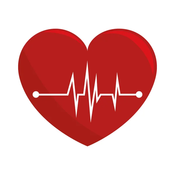 Cardiología medicina cardiaca — Vector de stock