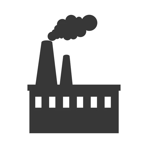 Fabriek gebouw toren — Stockvector