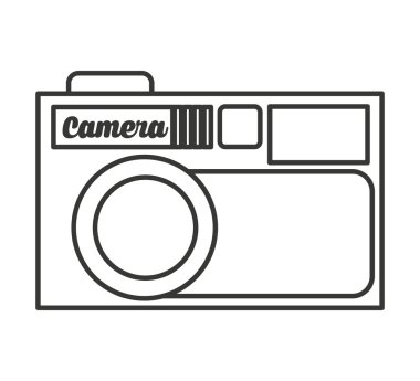 kamera fotoğraf izole simgesi