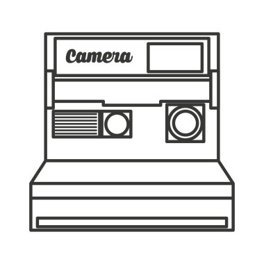 kamera fotoğraf izole simgesi