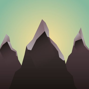 izole dağlar manzara resim