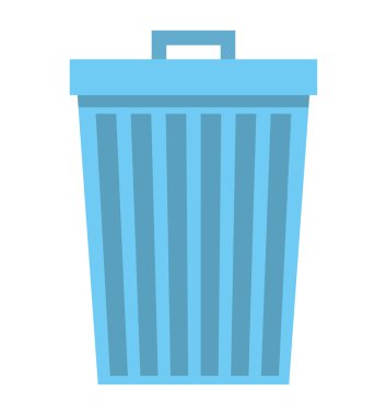 atık çöp izole simgesi