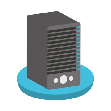 bilgisayar cpu sunucu simgesi