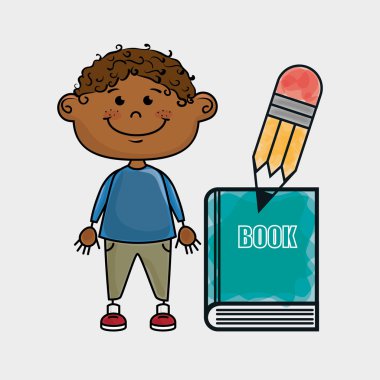 çocuk öğrenci kitap kalem