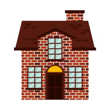 Noel evi izole simgesi