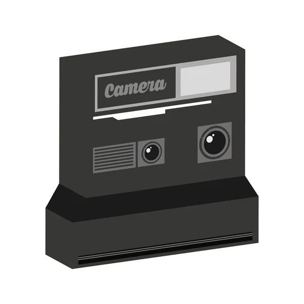 Fotografische geïsoleerde camerasymbool — Stockvector