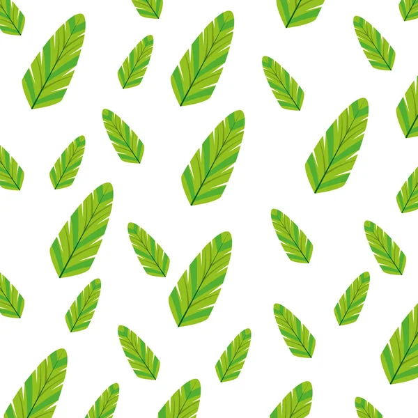 Hojas palma natural icono tropical — Vector de stock